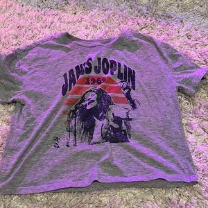 Janis and Joplin Cropped Tee